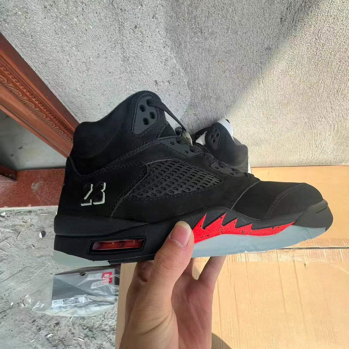 AJ 5 Halloween Shoes Sneakers - nk0004951 image 5