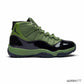 AJ 11 Retro Olive and Black Shoes Sneakers – nk0004177 image