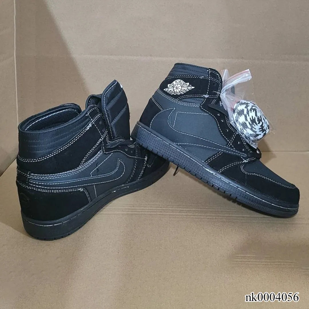 Travis Scott x AJ 1 High Black Phantom Shoes Sneakers - nk0004056 image 4