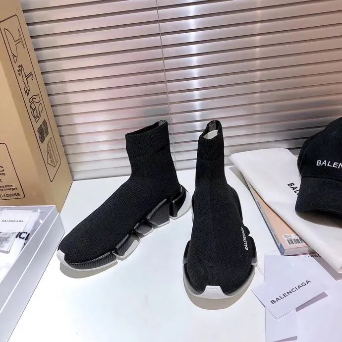 BLCG Speed 2.0 Recycled Knit Black White Shoes Sneakers – bl0000008 image 7