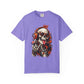 Neon Skull DJ Unisex Garment-Dyed T-shirt image
