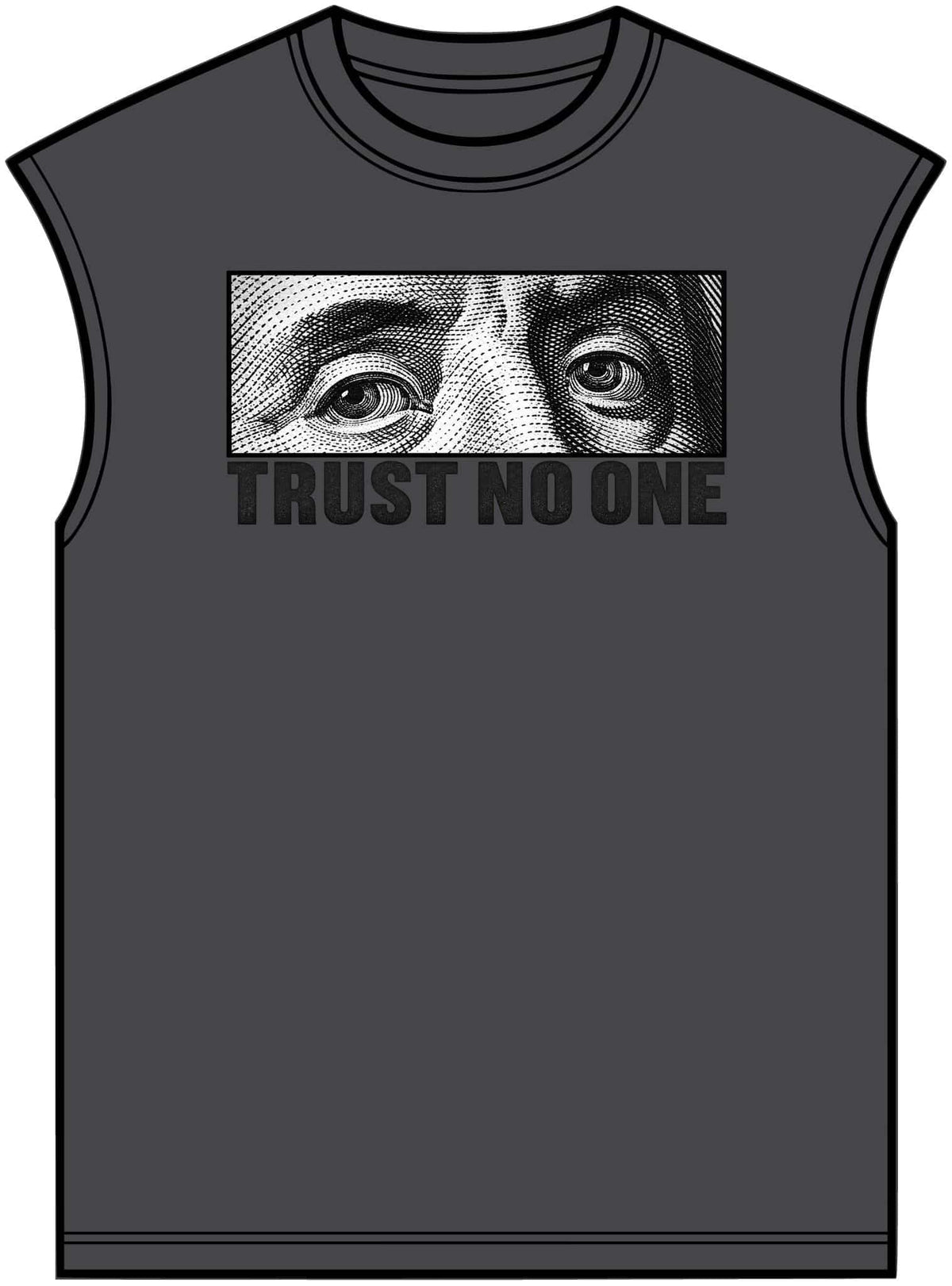 Graphic Print Unisex Garment-Dyed Muscle Tee – POD0039 image 12