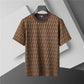 FD Diagonal FF Logo T Shirt in Brown - 78 - fd0000078 image 2