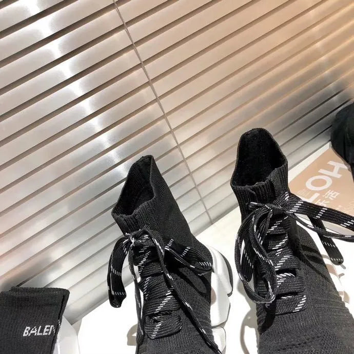 BLCG Speed 2.0 Lace-Up Black White Shoes Sneakers - bl0000007 image 6