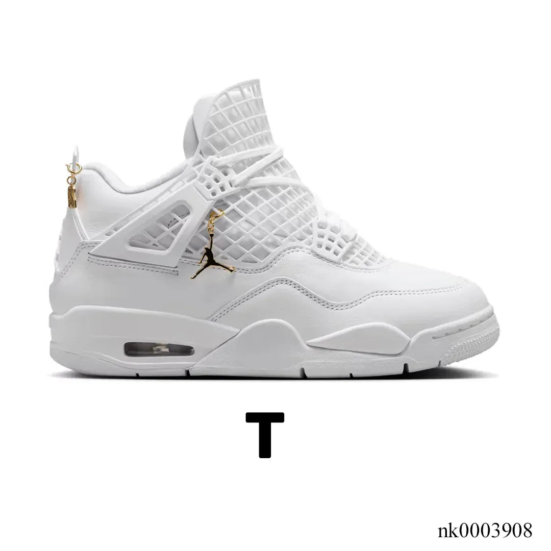 [Premium] AJ 4 NET White Shoes Sneakers – nk0003908 image