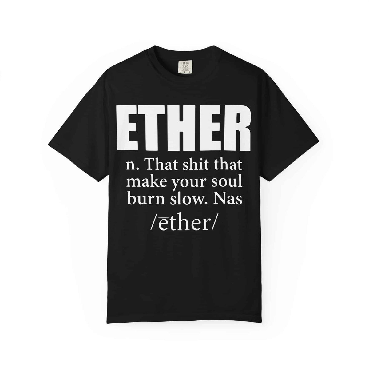 Ether Unisex Garment-Dyed T-shirt image
