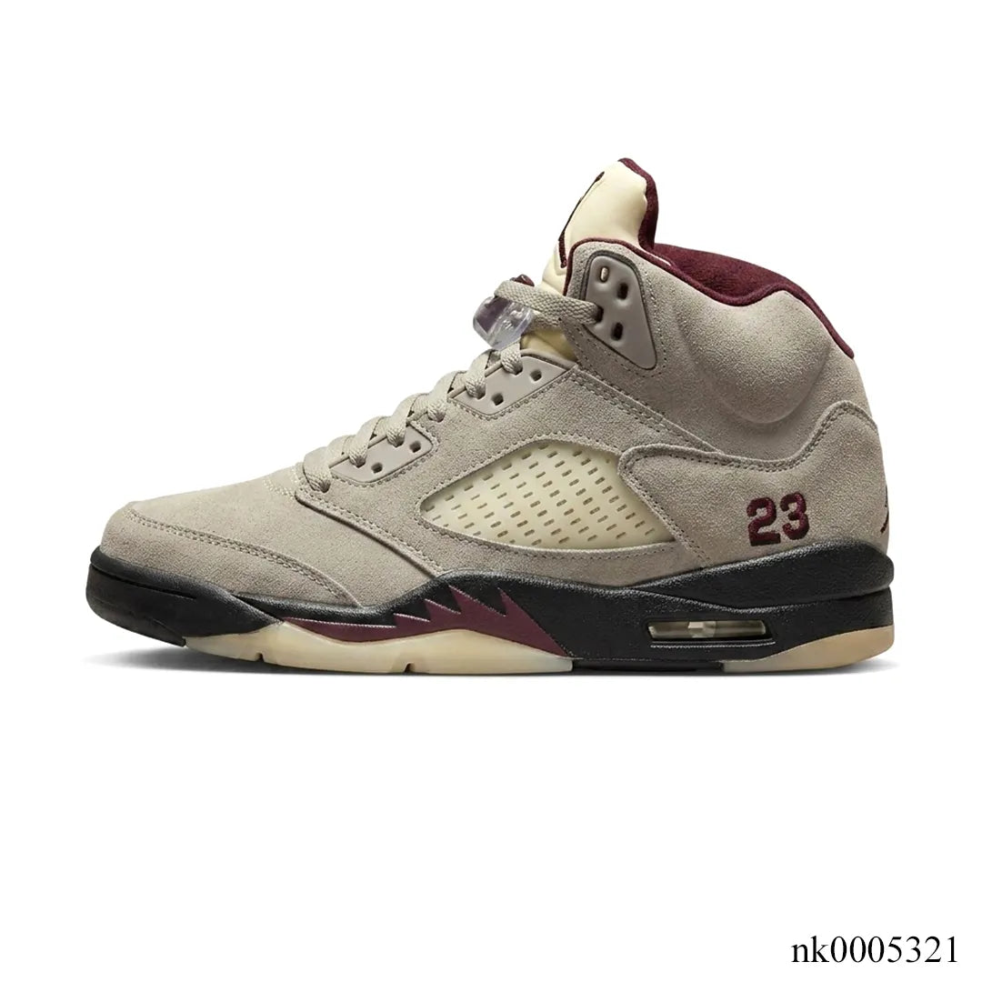 A Ma Maniére x AJ 5 “Light Bone” Shoes Sneakers - nk0005321 image 1