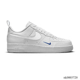 AF 1 Low White Grey Blue Shoes Sneakers - nk0003720 image 0