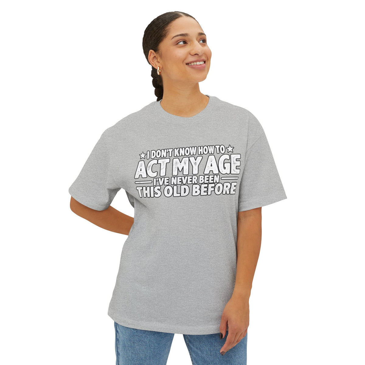 Graphic Print Unisex Oversized Boxy Tee - POD0034 image 27