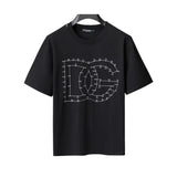 D&G Logo DG Print T-shirt in Black - 108 - dng0000108 image 0