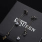 McQueen Silver Chain Skull Drop Earrings - MCQ0022 image 5