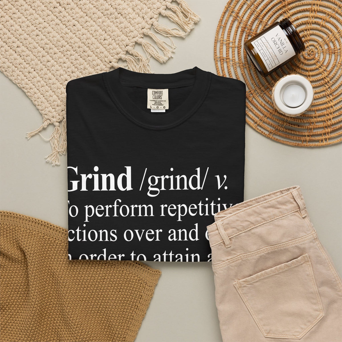 Grind Definition Unisex Garment-Dyed T-shirt image 3