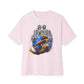 Airborne Legend Unisex Oversized Boxy Tee - Soft Pink, XS image