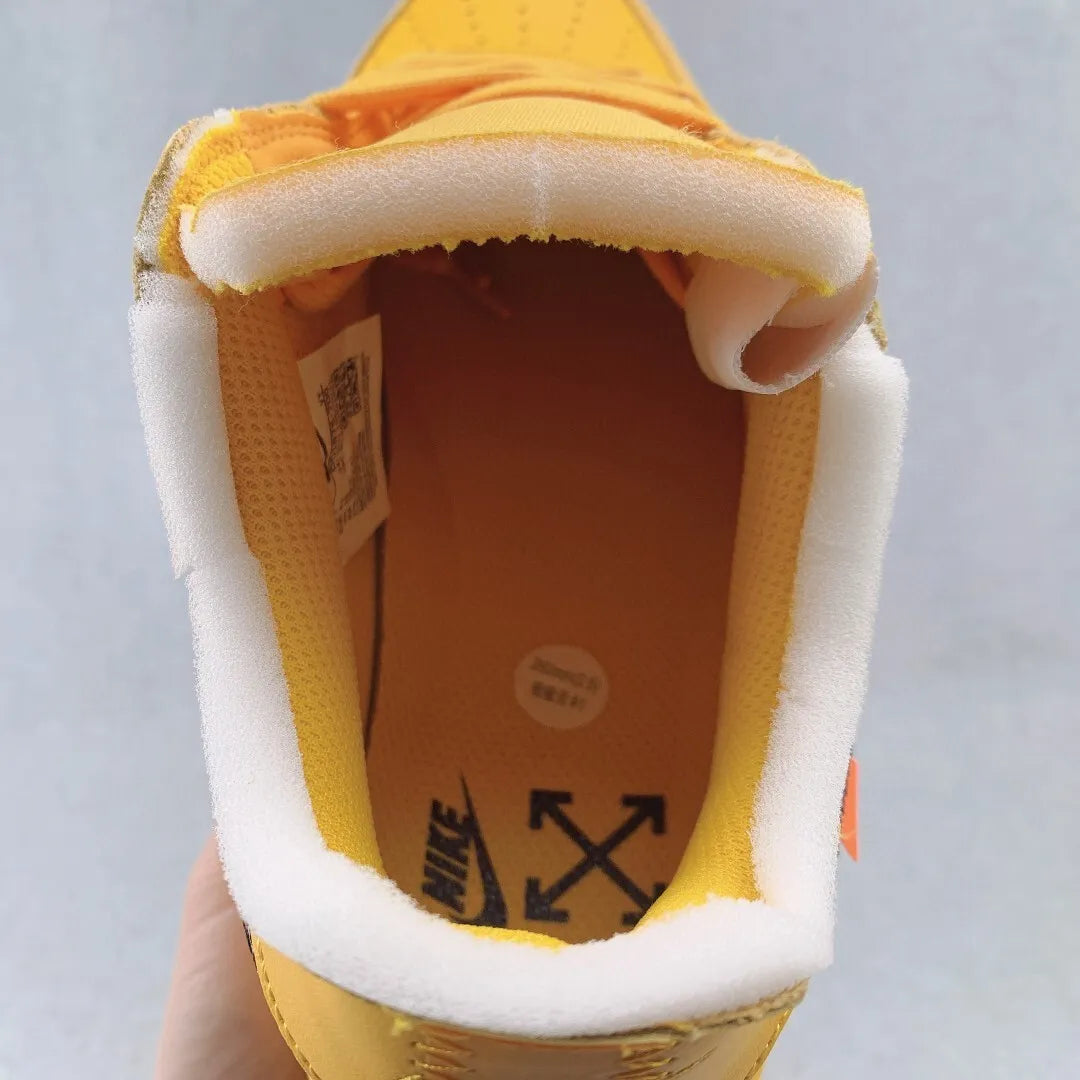 AF 1 Low OW ICA University Gold Shoes Sneakers - nk0005026 image 7