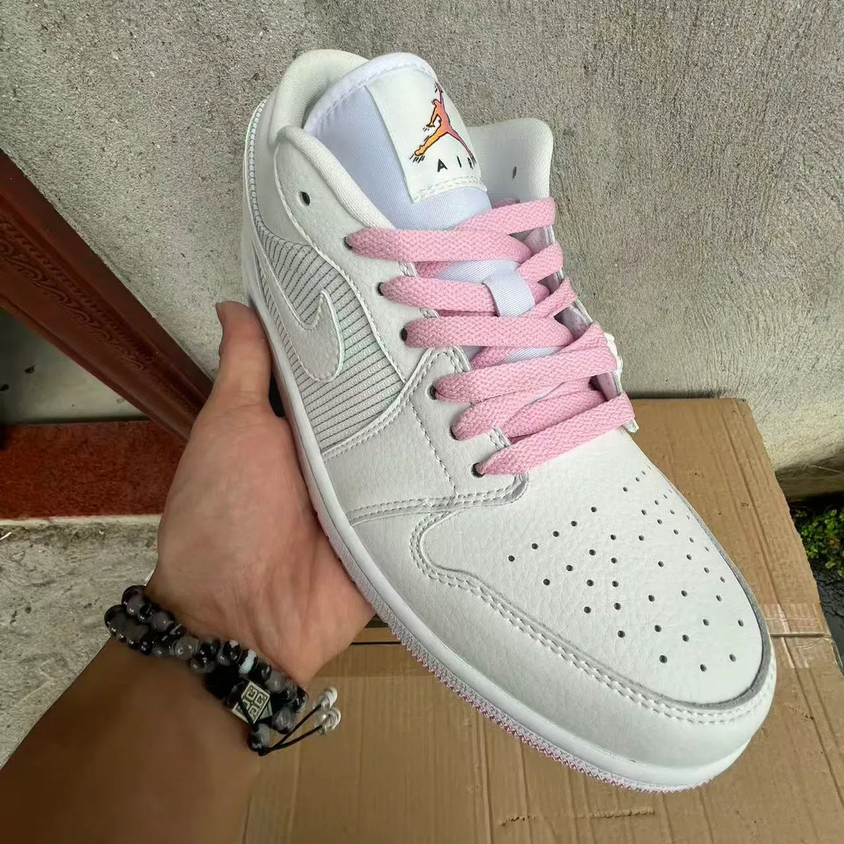 AJ 1 Low SE Summit White Shoes Sneakers – nk0005492 image 5