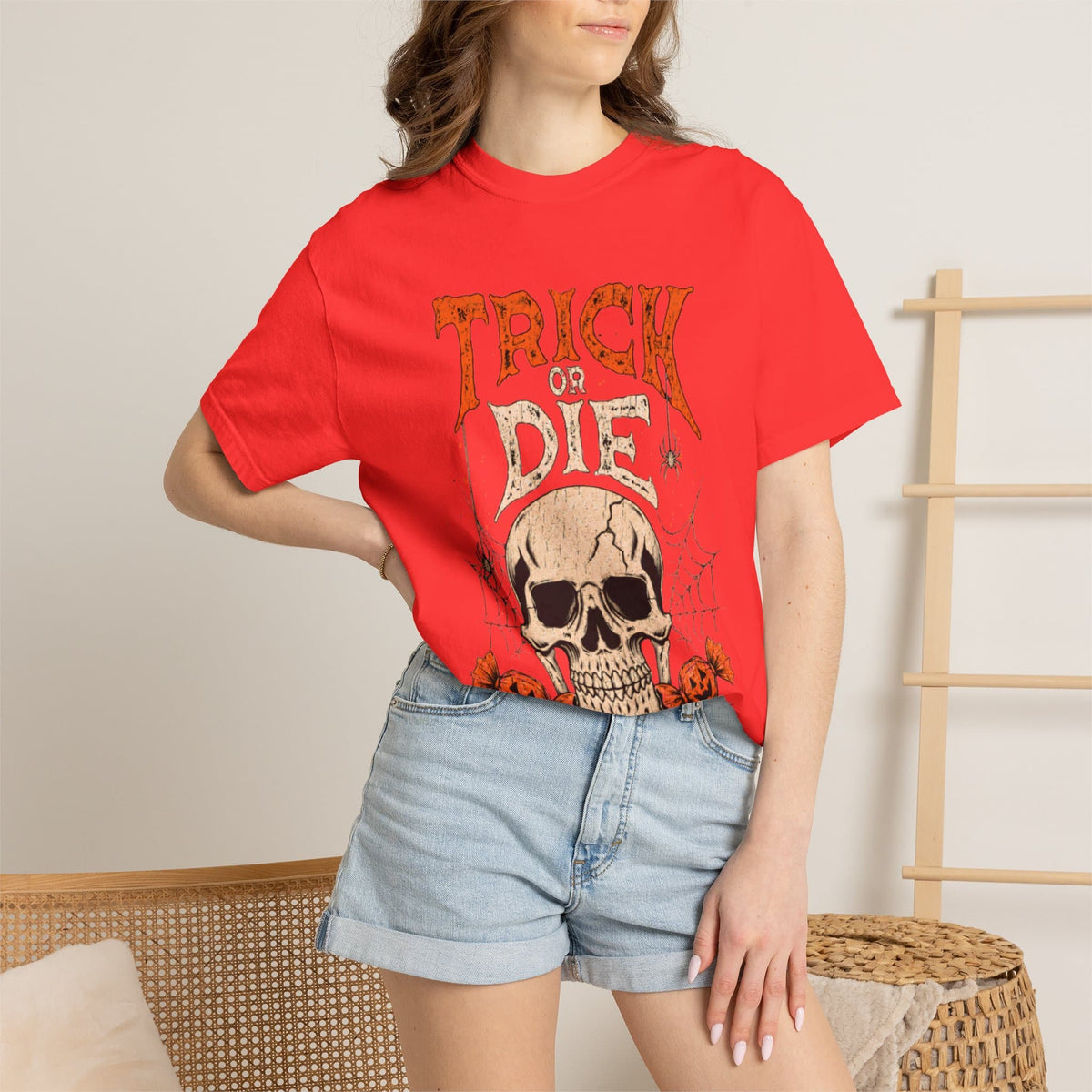 TRICK OR DIE Unisex Garment-Dyed T-shirt image 94