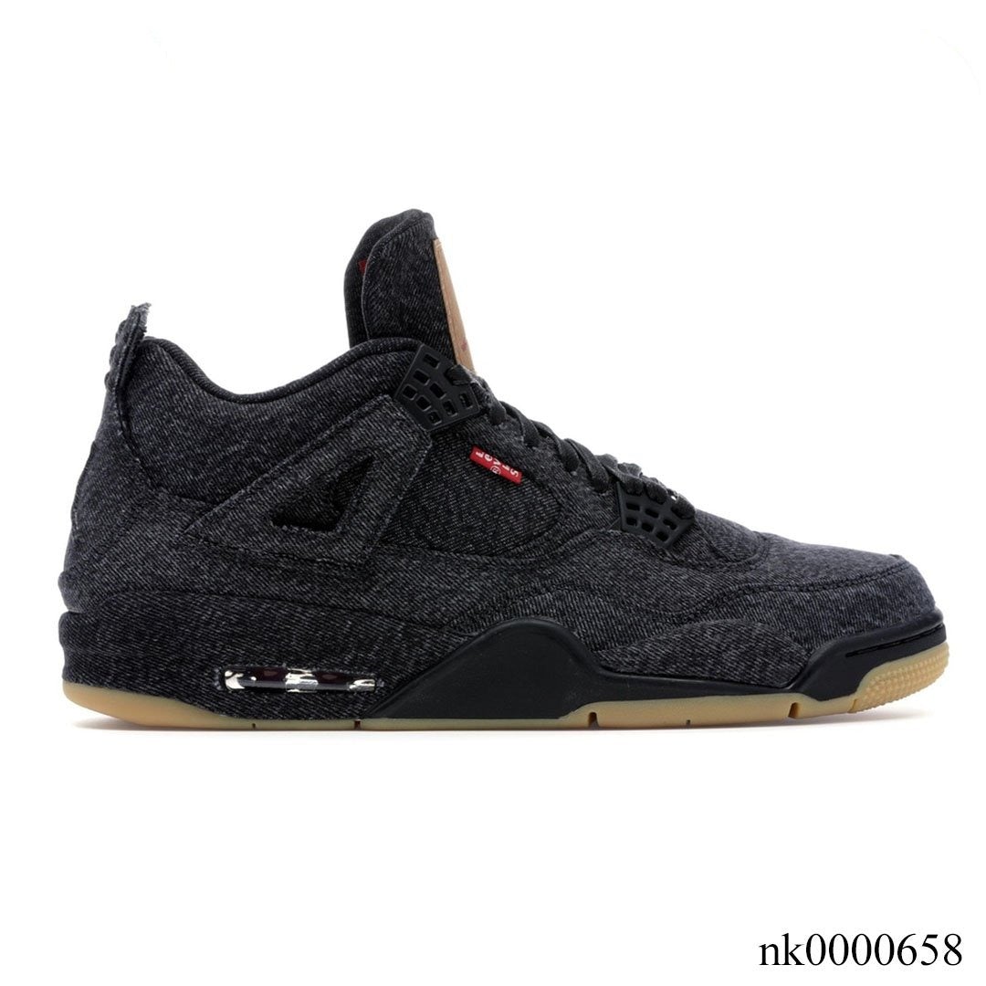 AJ 4 Retro Levi's Black (Levi's Tag) Shoes Sneakers - nk0000658 image
