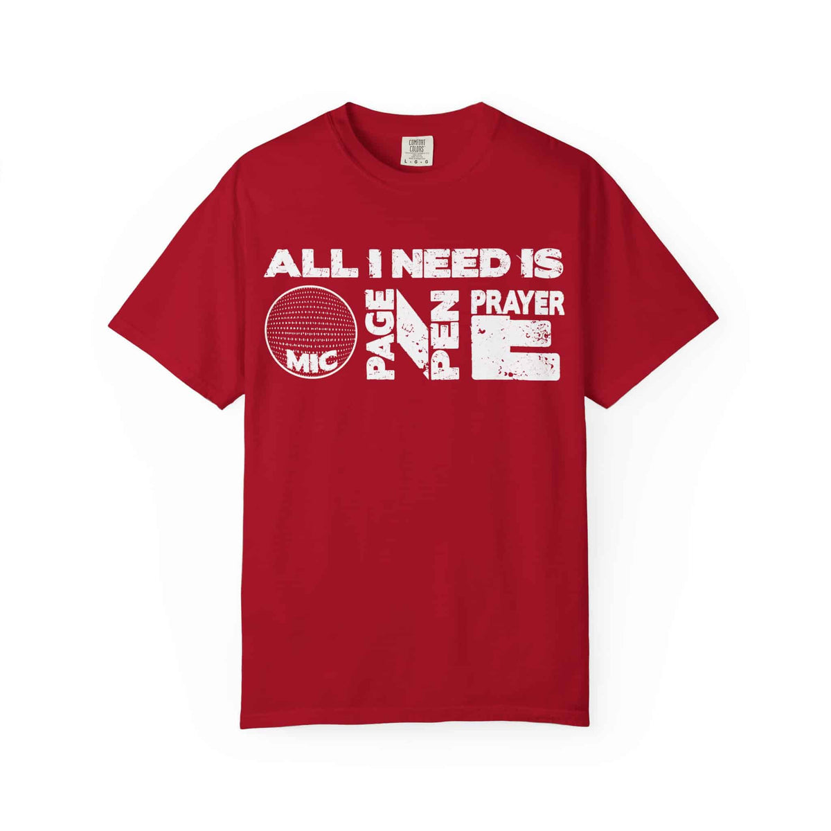 ALL_I_NEED_IS Unisex Garment-Dyed T-shirt image