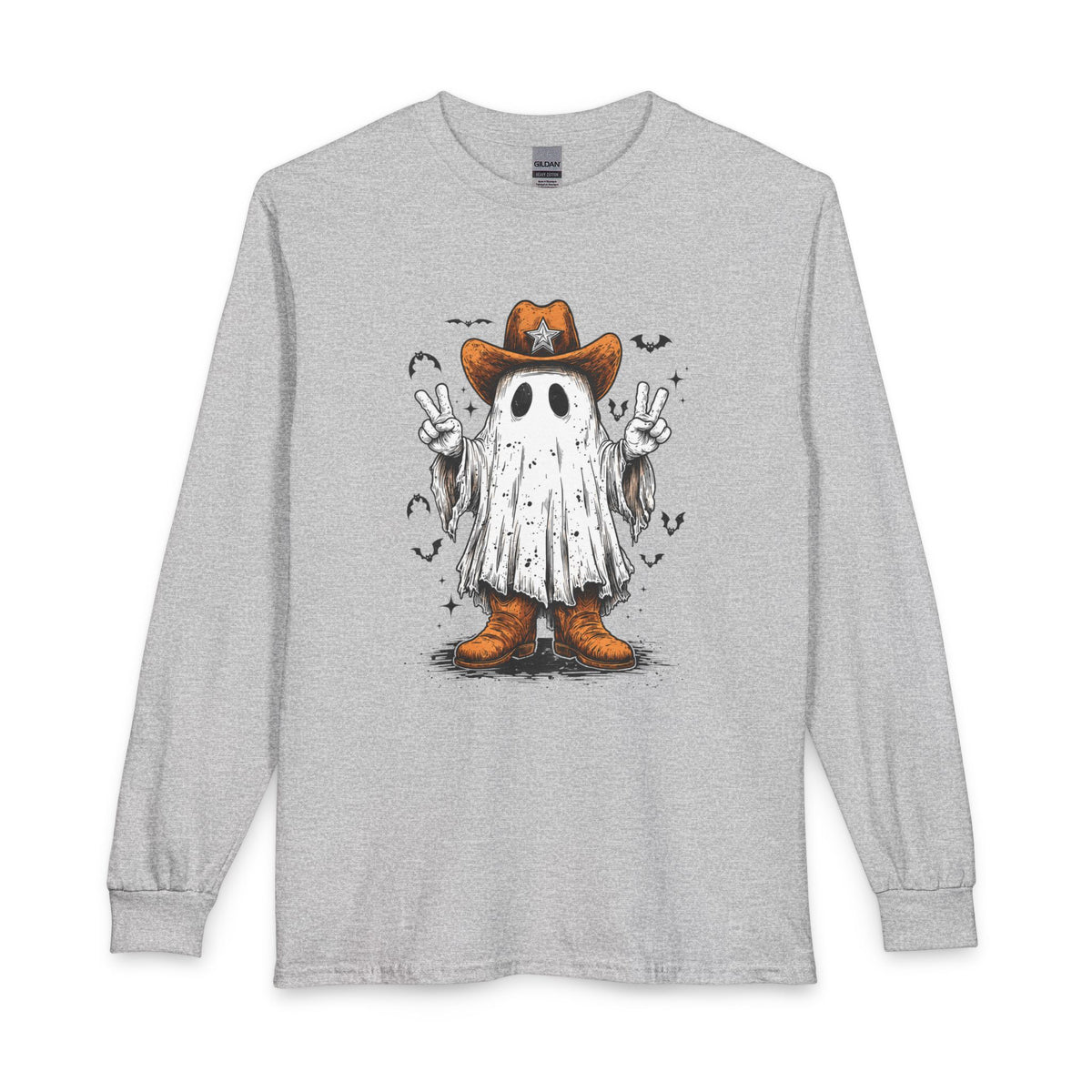 Howdy Ghost Long Sleeve T-Shirt image 24