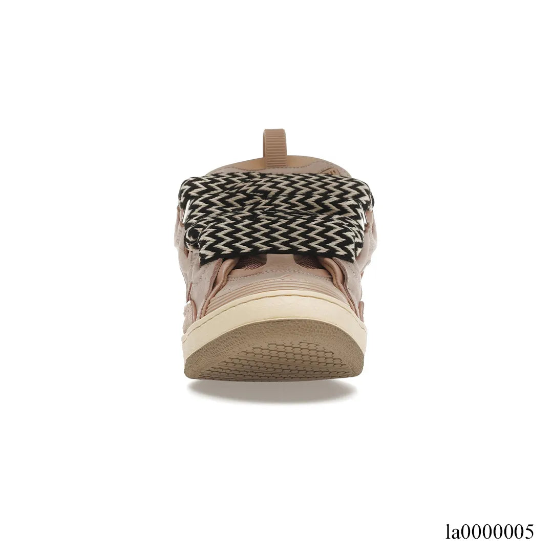 Lanvin Leather Curb Pink Shoes Sneakers - la0000005 image 2