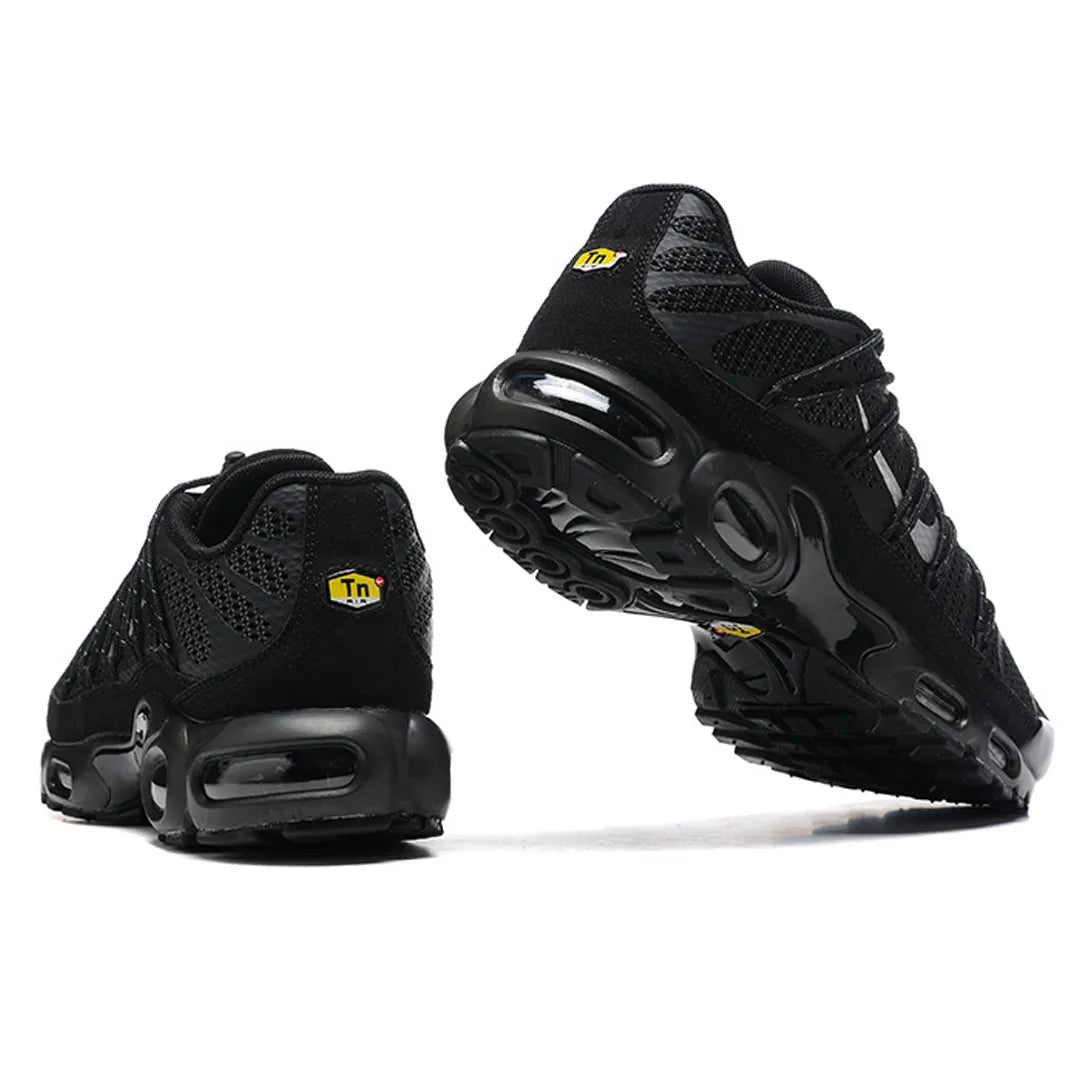 AM Plus Utility Black Metallic Silver Shoes Sneakers - nk0004589 image 8