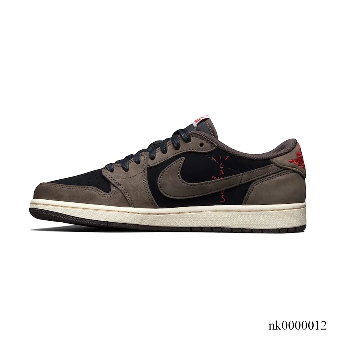 Travis Scott x AJ 1 Low OG Dark Mocha Shoes Sneakers - nk0000012 image 1