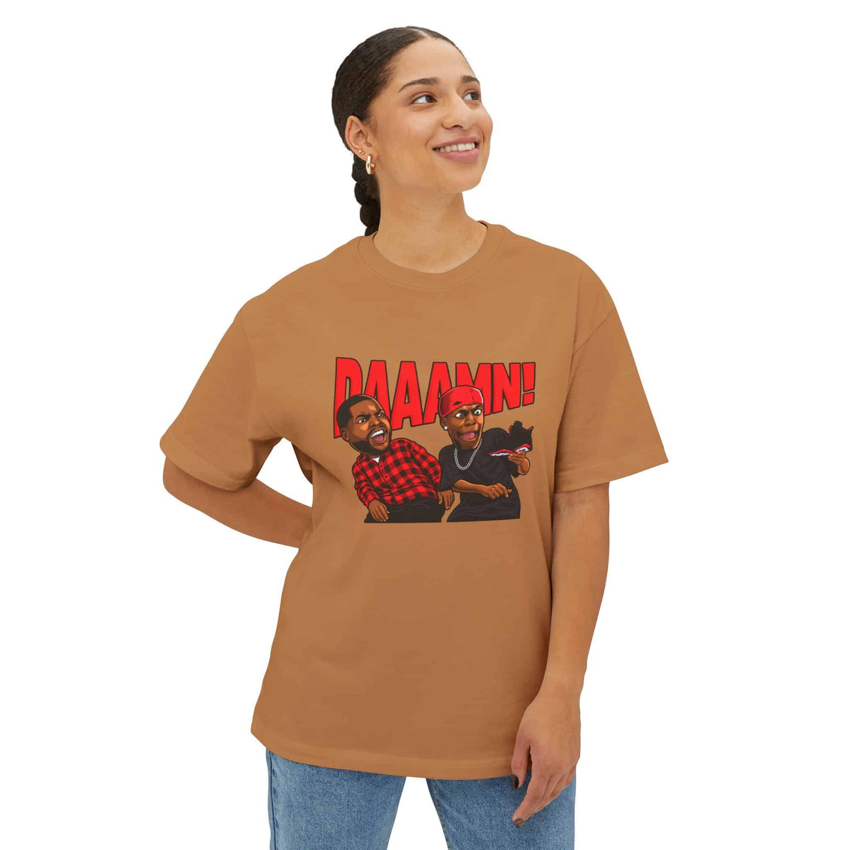 Graphic Print Unisex Oversized Boxy Tee – POD0035 image 15