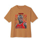 Graphic Print Unisex Oversized Boxy Tee - POD0032 - Toast, 2XL image