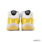 AJ 11 White Yellow Shoes Sneakers - nk0004321 image 2
