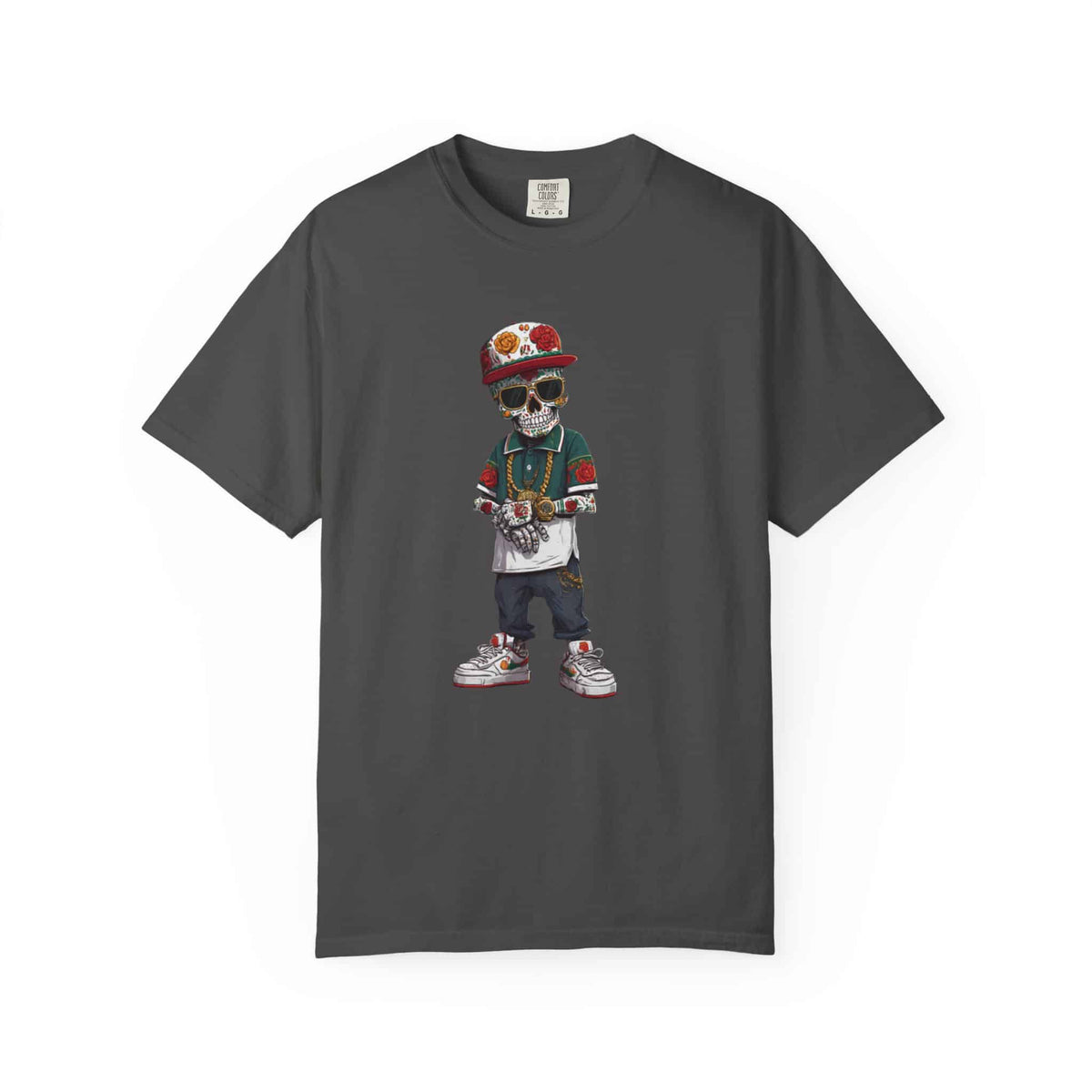 Skull Luxury Unisex Garment-Dyed T-shirt image
