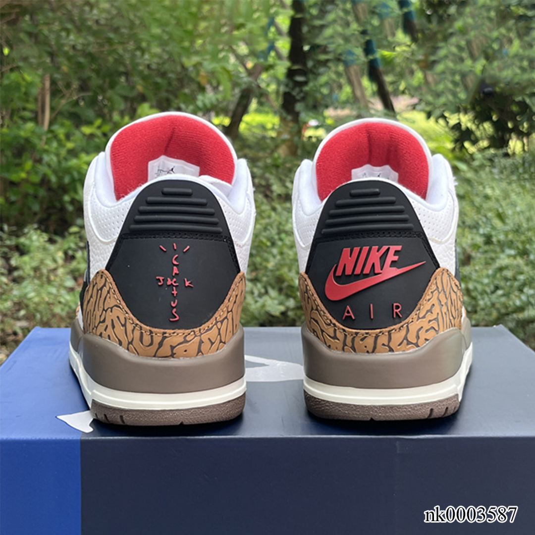 AJ 3 x Travis Scott Palomino Shoes Sneakers - nk0003587 image 6