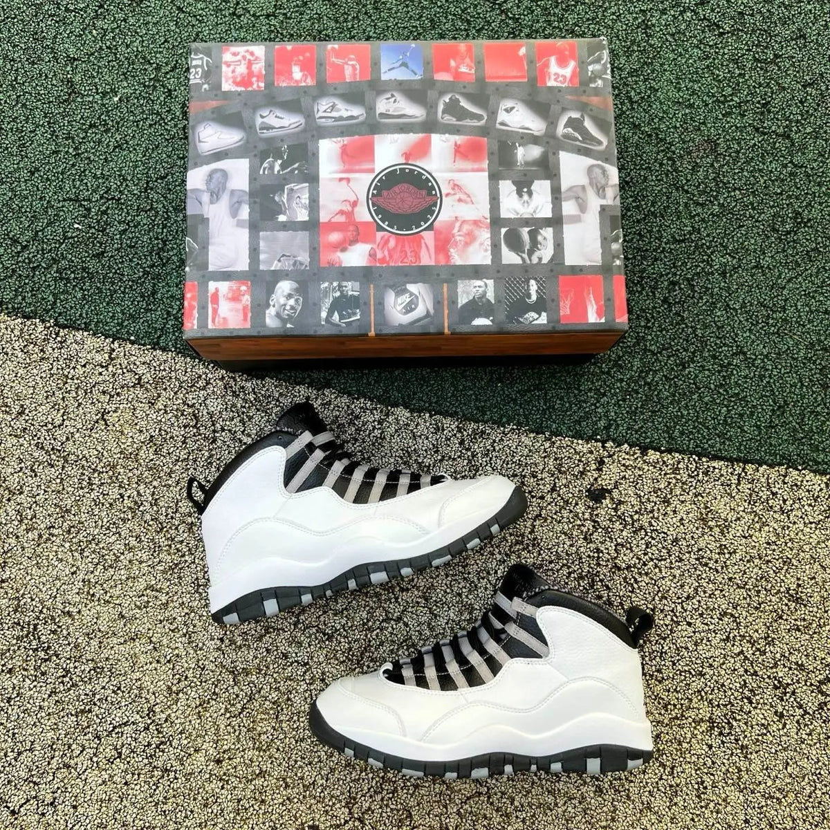 AJ 10 Retro Steel Shoes Sneakers - nk0001703 image 9