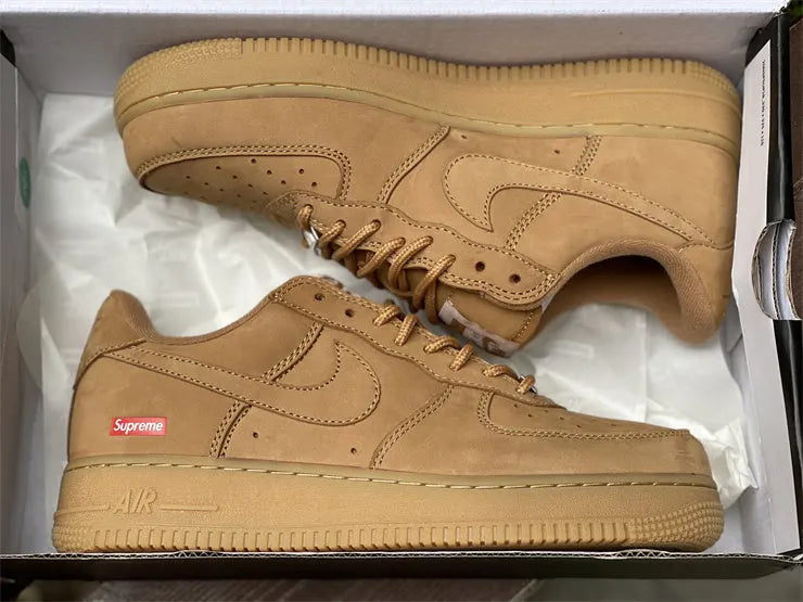 AF 1 Low SP Supreme Wheat Shoes Sneakers - nk0001960 image 8