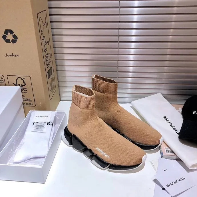BLCG Speed 2.0 Recycled Knit Beige White Black Shoes Sneakers - bl0000012 image 5