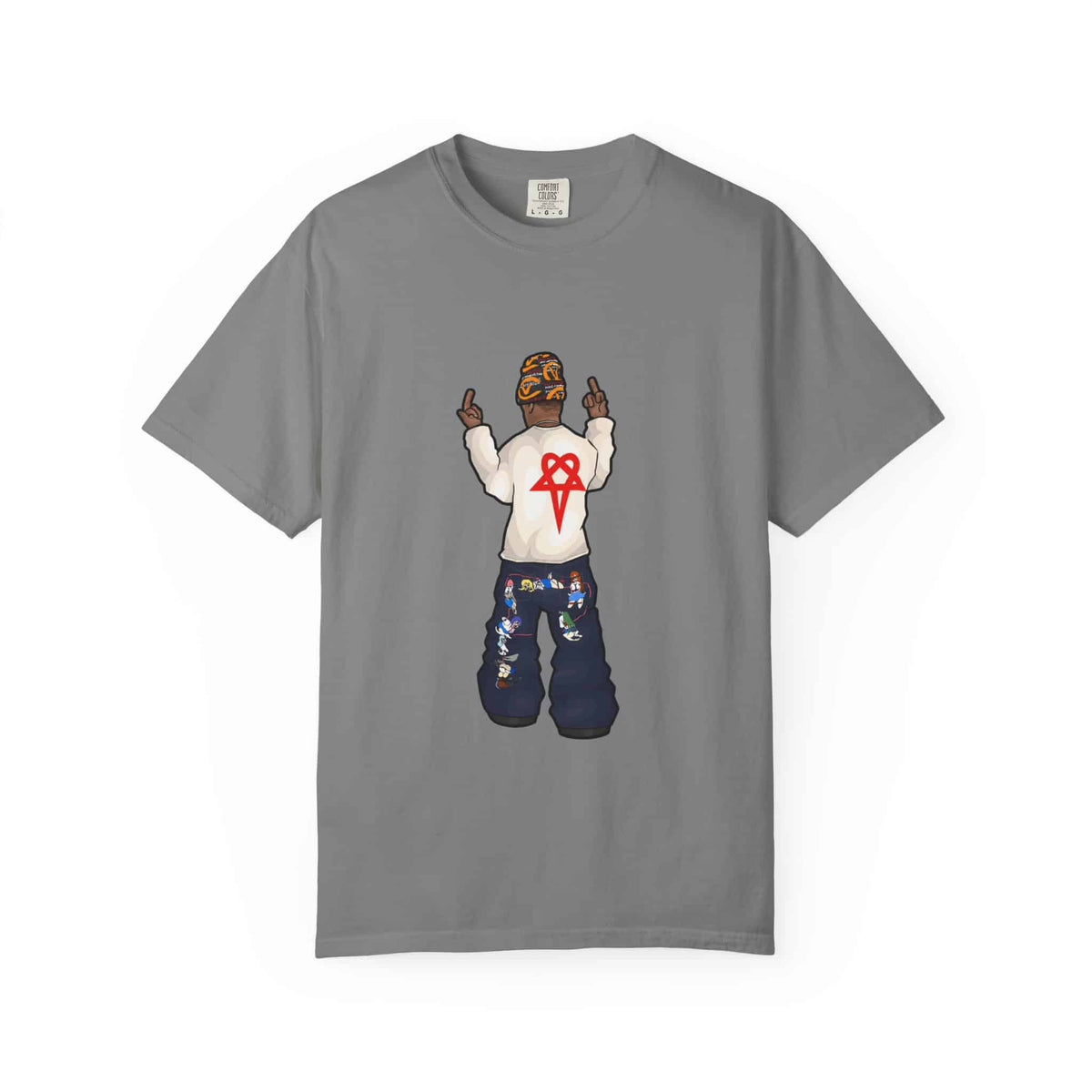 Rebel Attitude Unisex Garment-Dyed T-shirt image