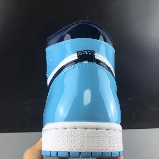 AJ 1 Retro High UNC Patent Shoes Sneakers - nk0000111 image 6