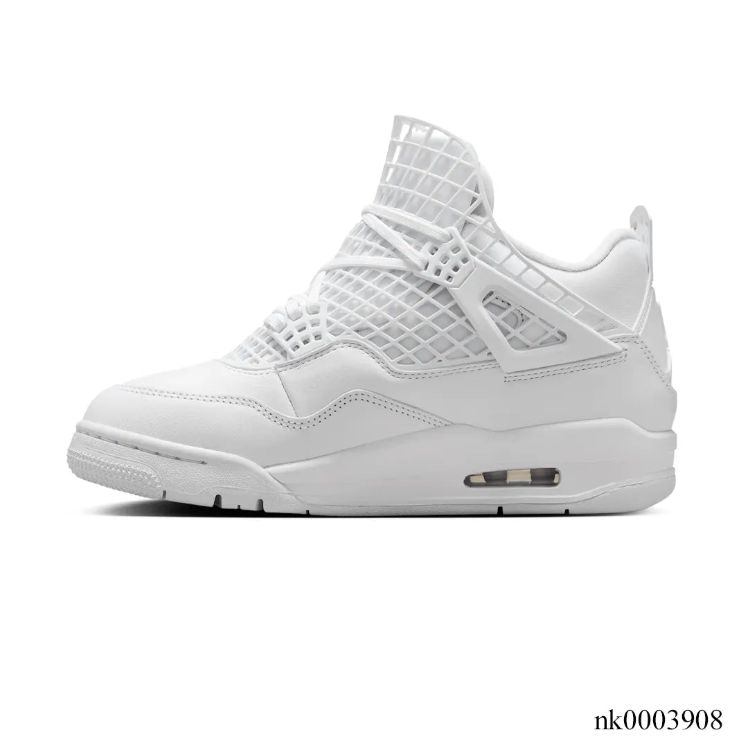 [Premium] AJ 4 NET White Shoes Sneakers – nk0003908 image 1