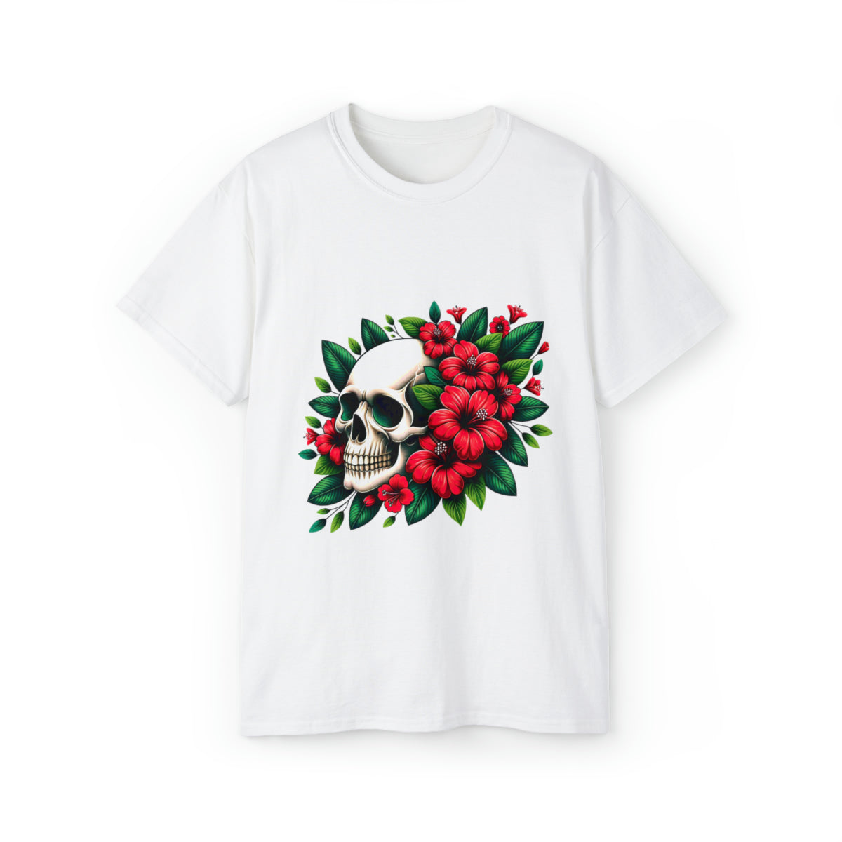 Flower Skull T-Shirt image 0