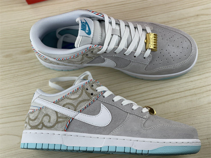 Dunk Low Barbershop Grey Shoes Sneakers - nk0001974 image 3