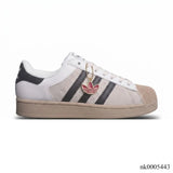 AD Superstar II "Core White / Core Black / Khaki Three" Shoes Sneakers - nk0005443 image 0