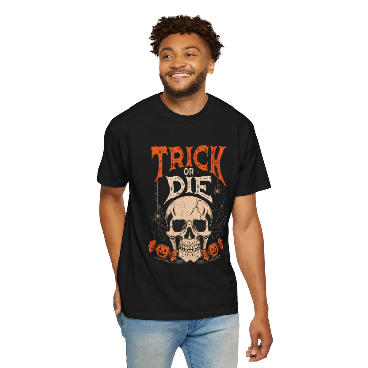 TRICK OR DIE Unisex Garment-Dyed T-shirt image 8