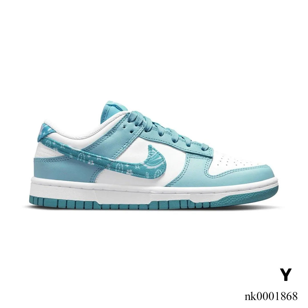Nike Dunk Low Essential Blue Paisley Shoes Sneakers - nk0001868 image