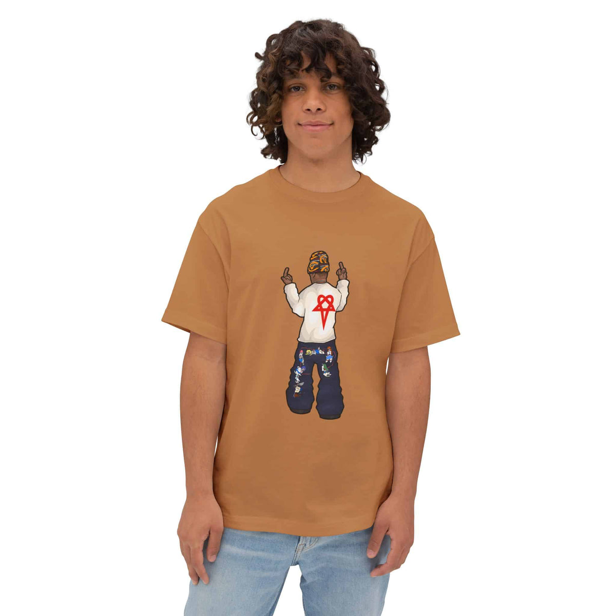 Rebel Attitude Unisex Oversized Boxy Tee image 22