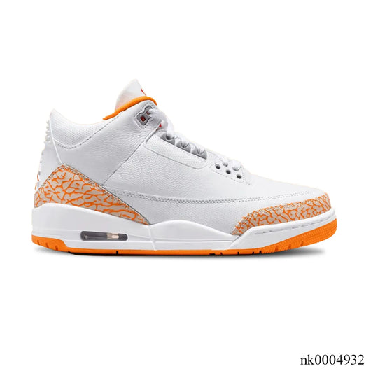 AJ 3 Orange Citrus Shoes Sneakers – nk0004932 image 0