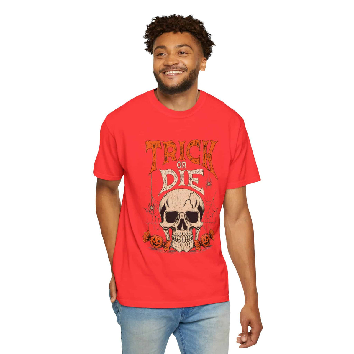 TRICK OR DIE Unisex Garment-Dyed T-shirt image 98