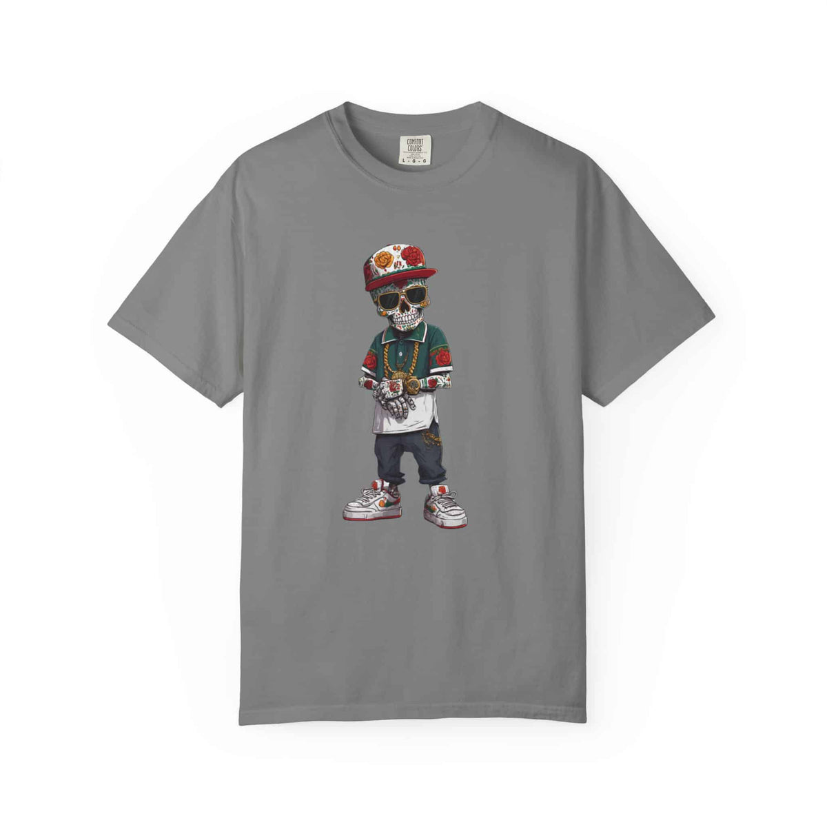 Skull Luxury Unisex Garment-Dyed T-shirt image