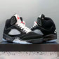 AJ 5 Black Metallic Reimagined Shoes Sneakers - nk0004216 image 8