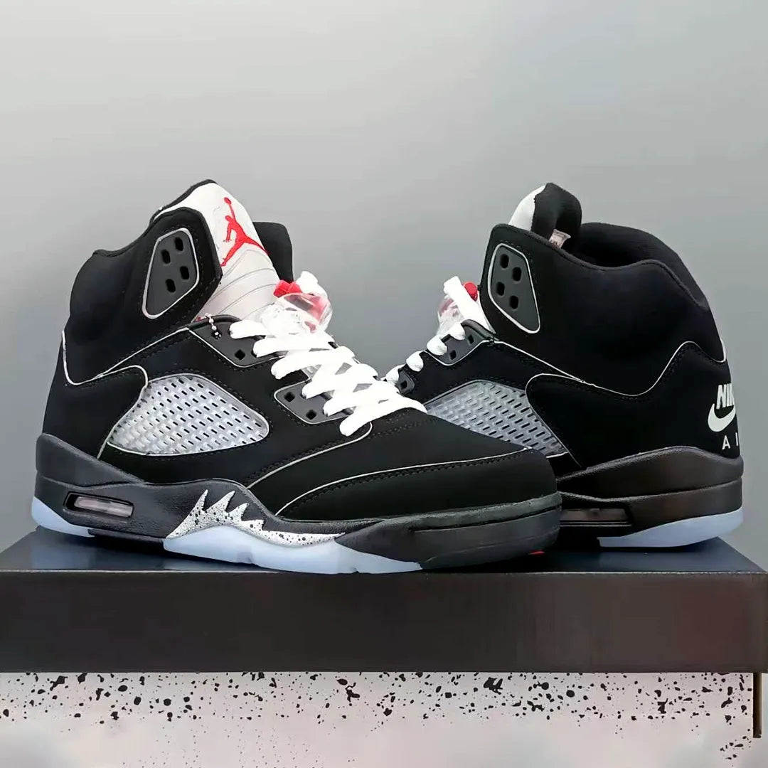 AJ 5 Black Metallic Reimagined Shoes Sneakers - nk0004216 image 8