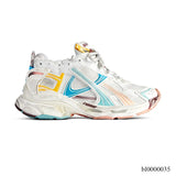 BLCG Runner Worn-Out White Blue PinkShoes Sneakers - bl0000035 image 0