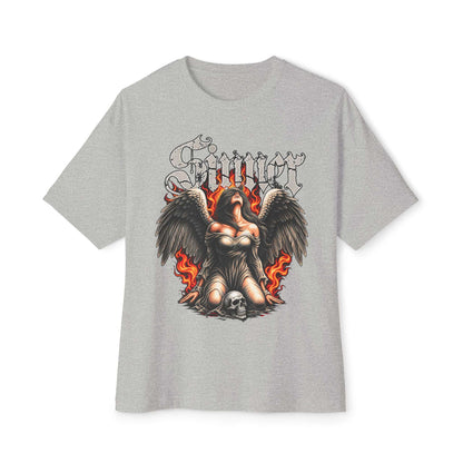 Sinner’s Flame Unisex Oversized Boxy Tee image 25